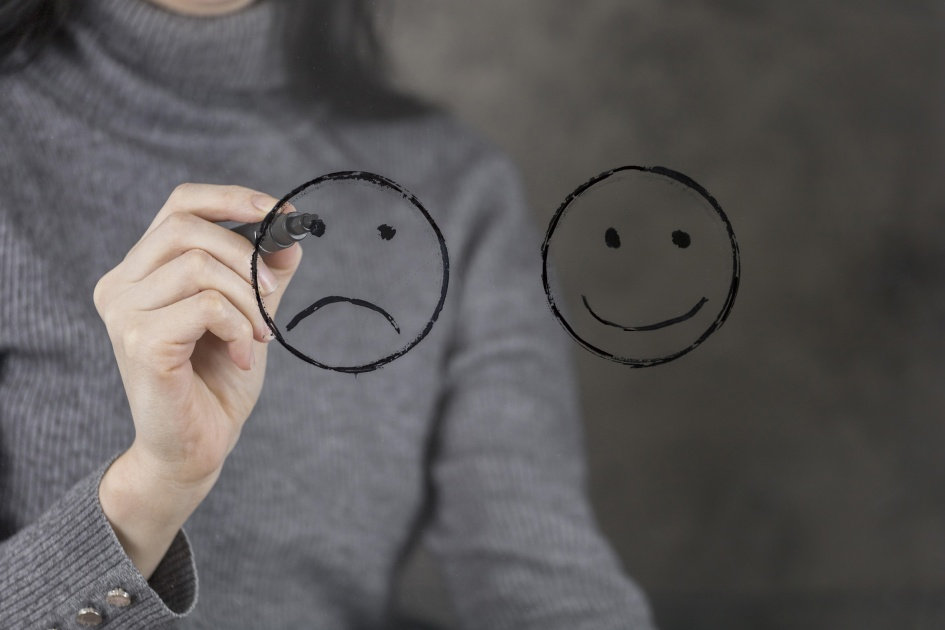 Image showing a variety of facial emoticons representing different moods.