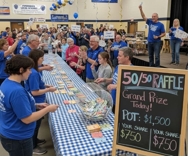 Easy Event-Based Fundraisers - 50/50 raffle