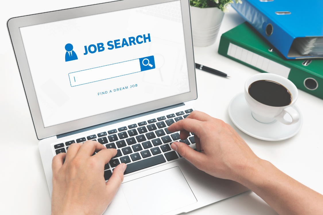 Searching for remote jobs online using a job posting platform