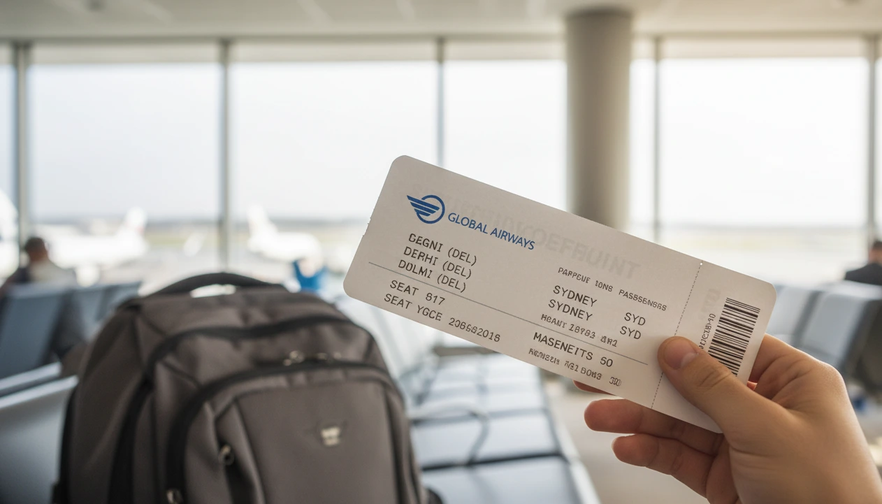 Proving onward travel with dummy ticket without extra costs