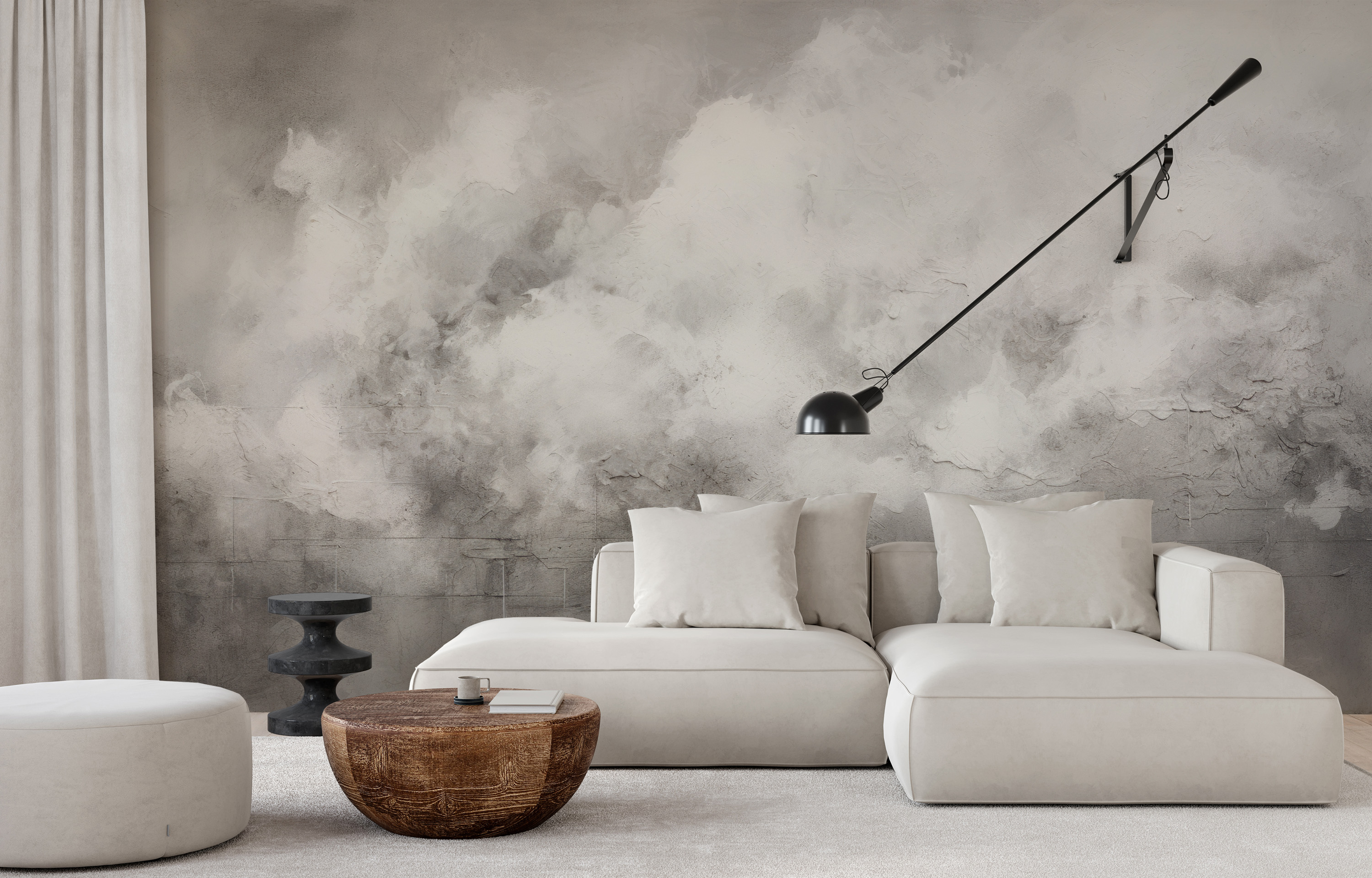 tapeta artystyczna marki Decomura z kolekcji "Concrete&Clouds"