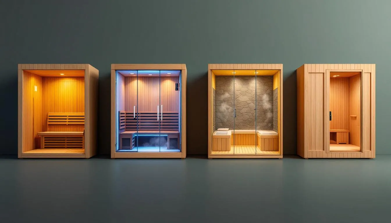 Different types of saunas and their unique benefits.