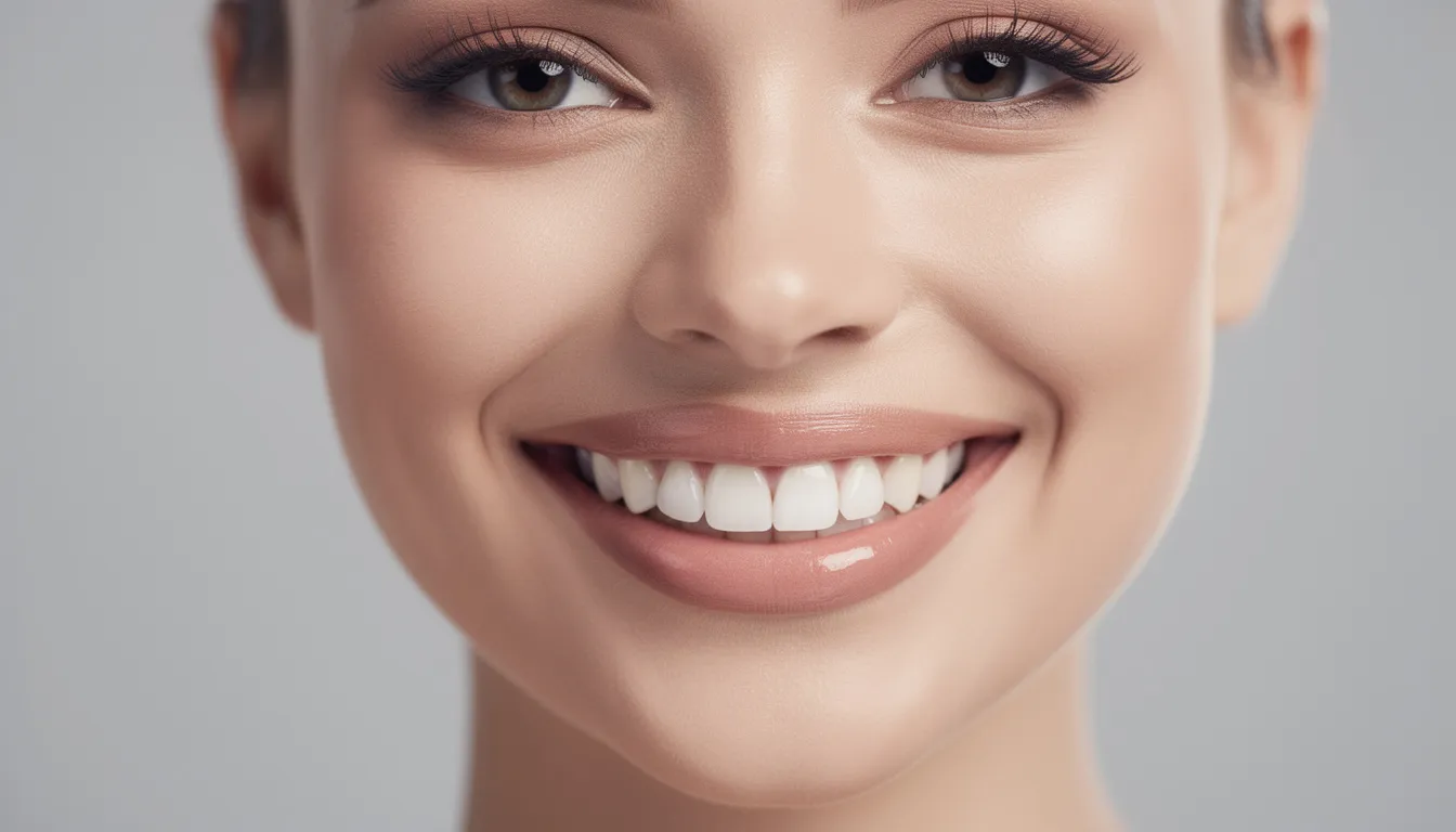 A close-up of a person smiling confidently, showcasing their healthy, white teeth, which reflects a commitment to optimal oral health and cosmetic dentistry. The bright smile emphasizes the importance of dental care and the positive experience provided by a dedicated family dentist.