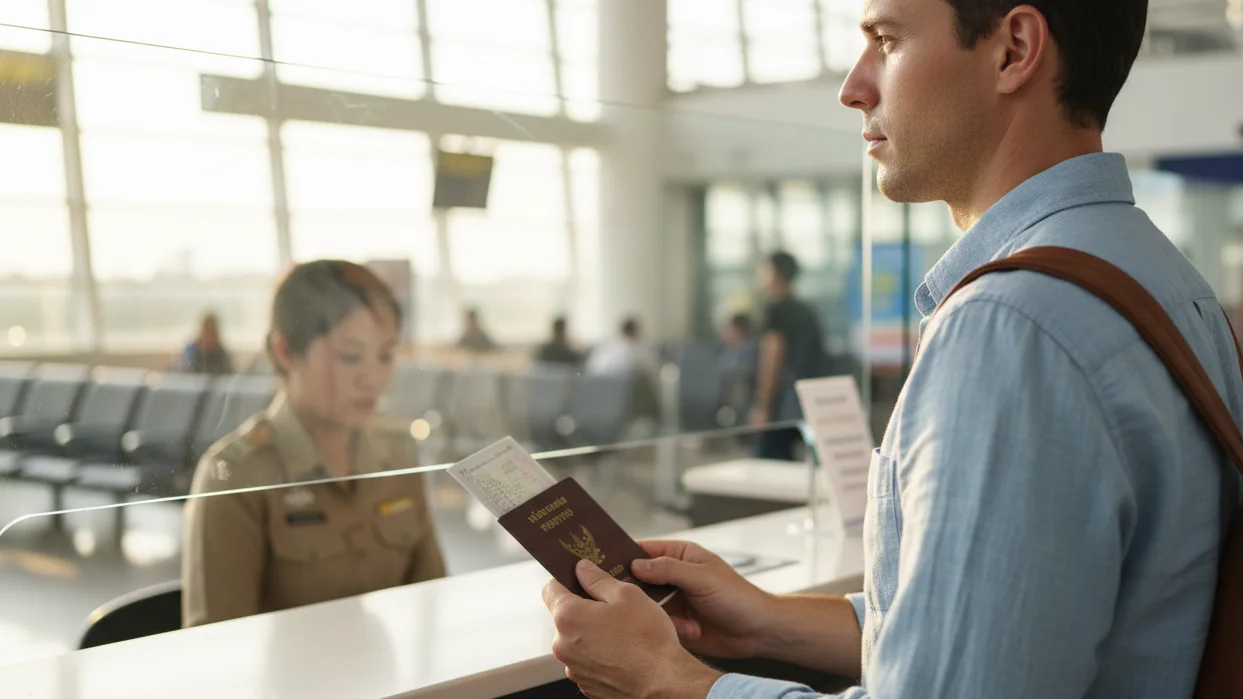 Airline Check-In And Transit To CNX