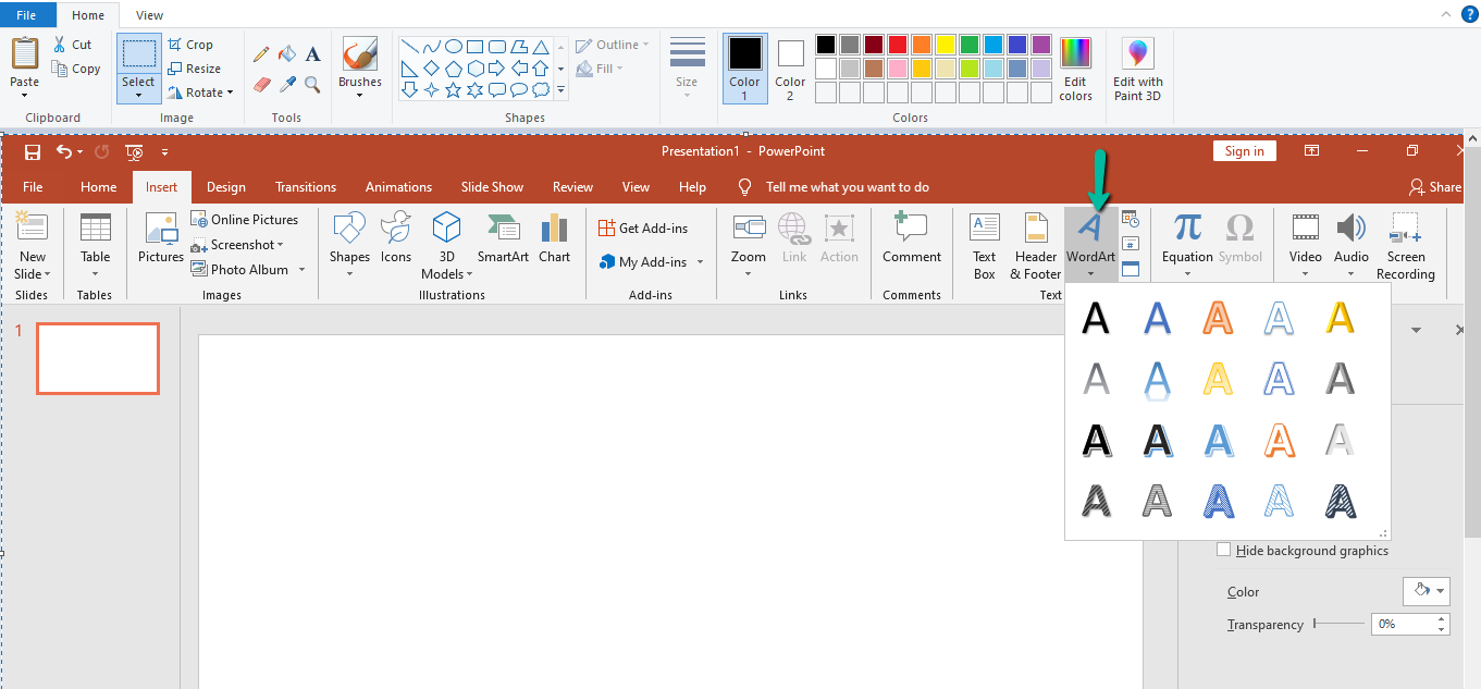 Curve Text In PowerPoint
