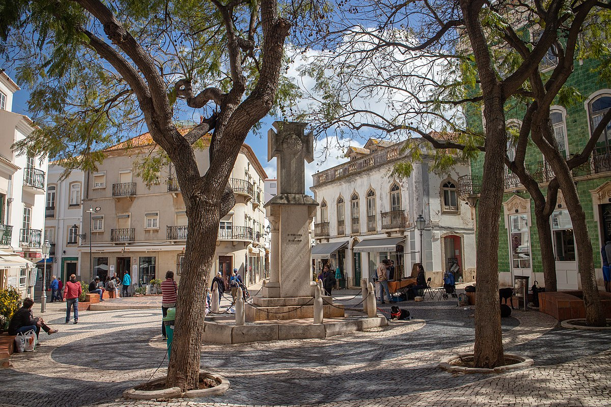 A view of the city center of Lagos Portugal