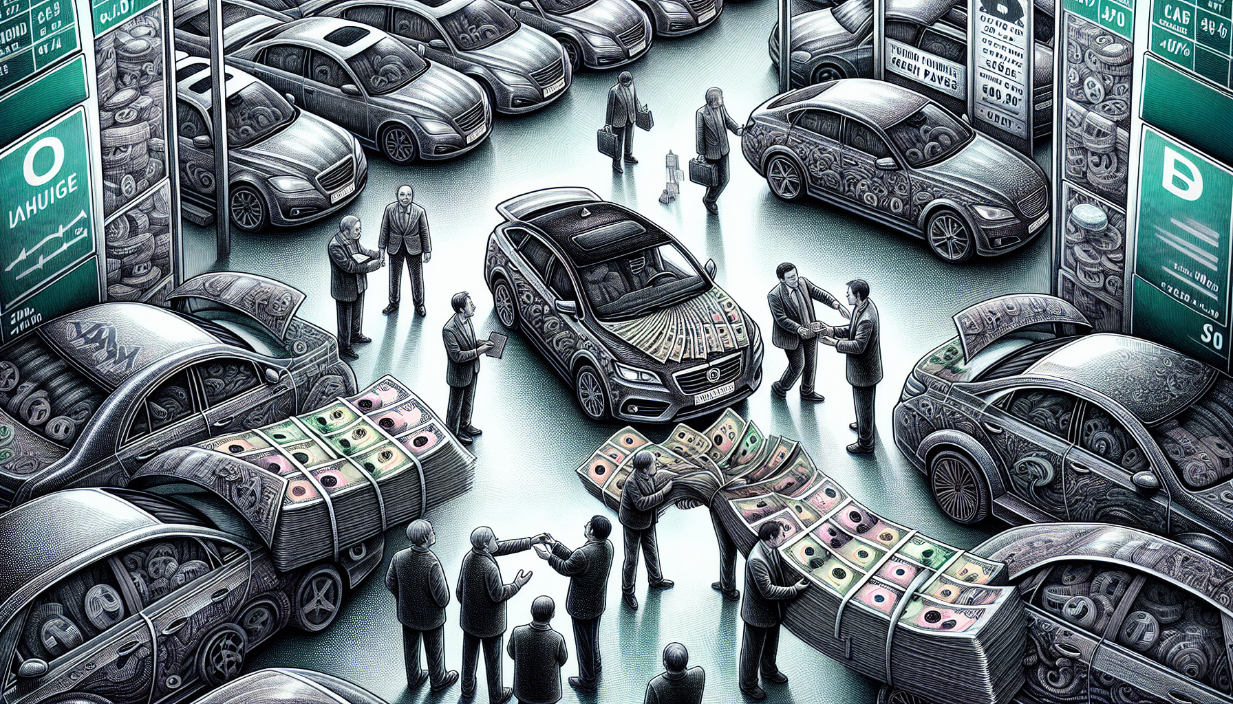Illustration of economic conditions affecting car purchases