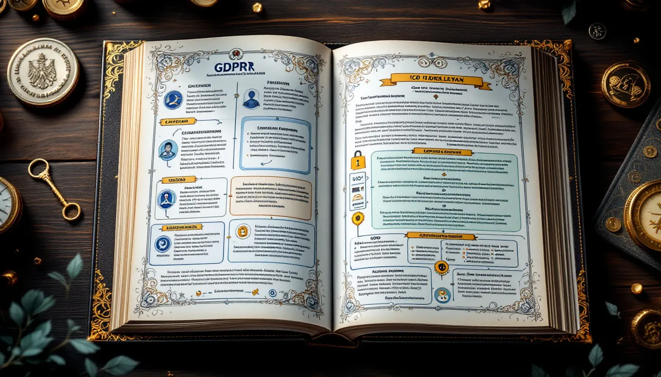 An image depicting compliance and reporting obligations related to ICOs, with a focus on GDPR compliance.