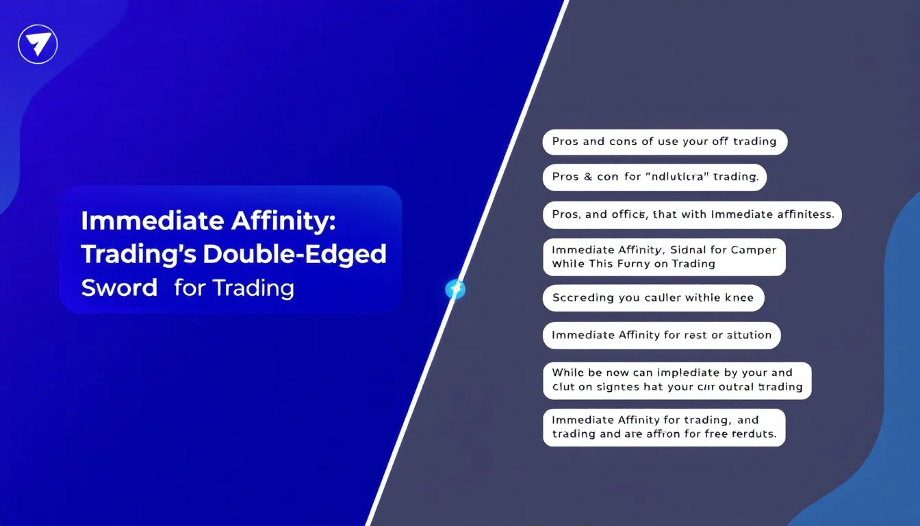 Pros and cons of using Immediate Affinity for trading.