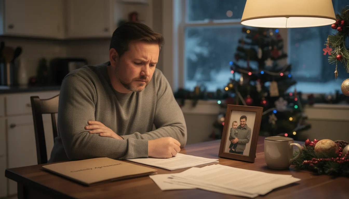 Tad Nelson and Associates help dads fight to see their children at Christmas Time.