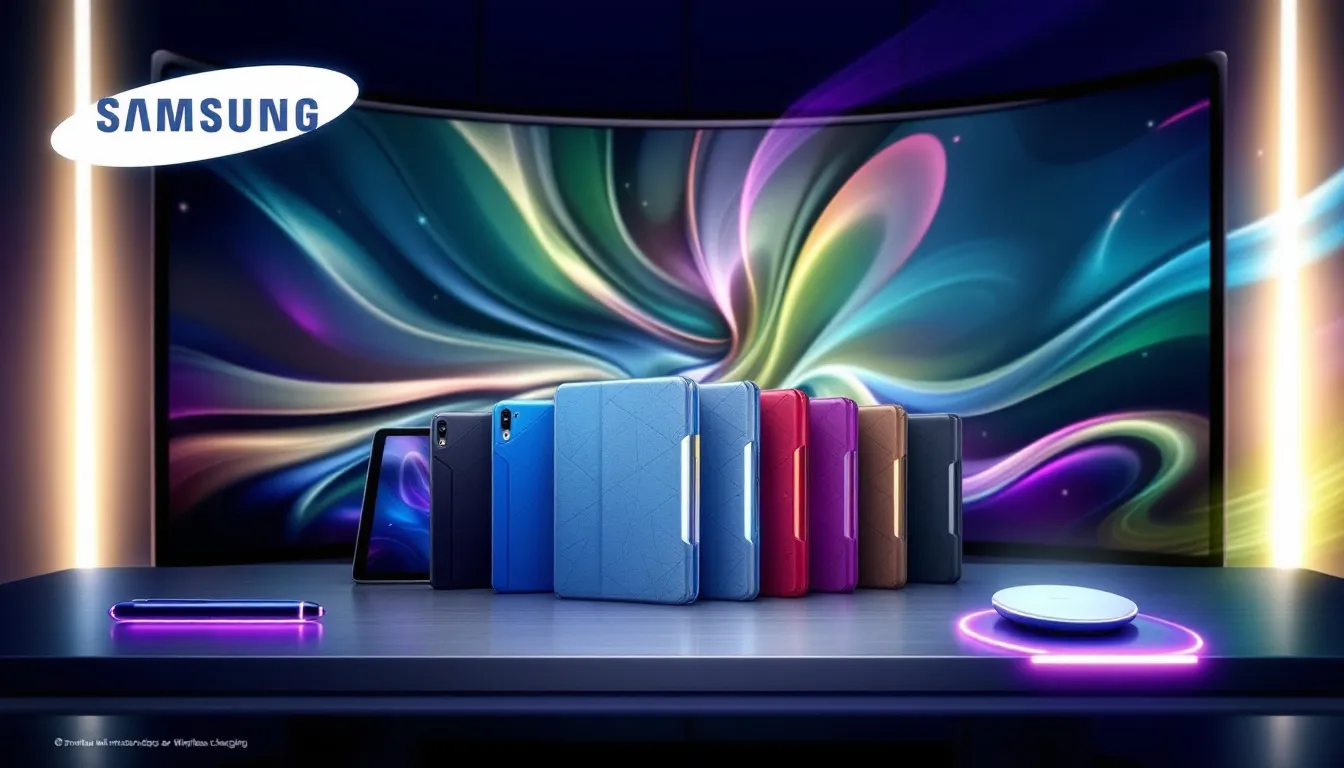 Zubehör für Samsung Mini Tablets, einschließlich Hüllen und Stifte, die die Funktionalität erweitern.