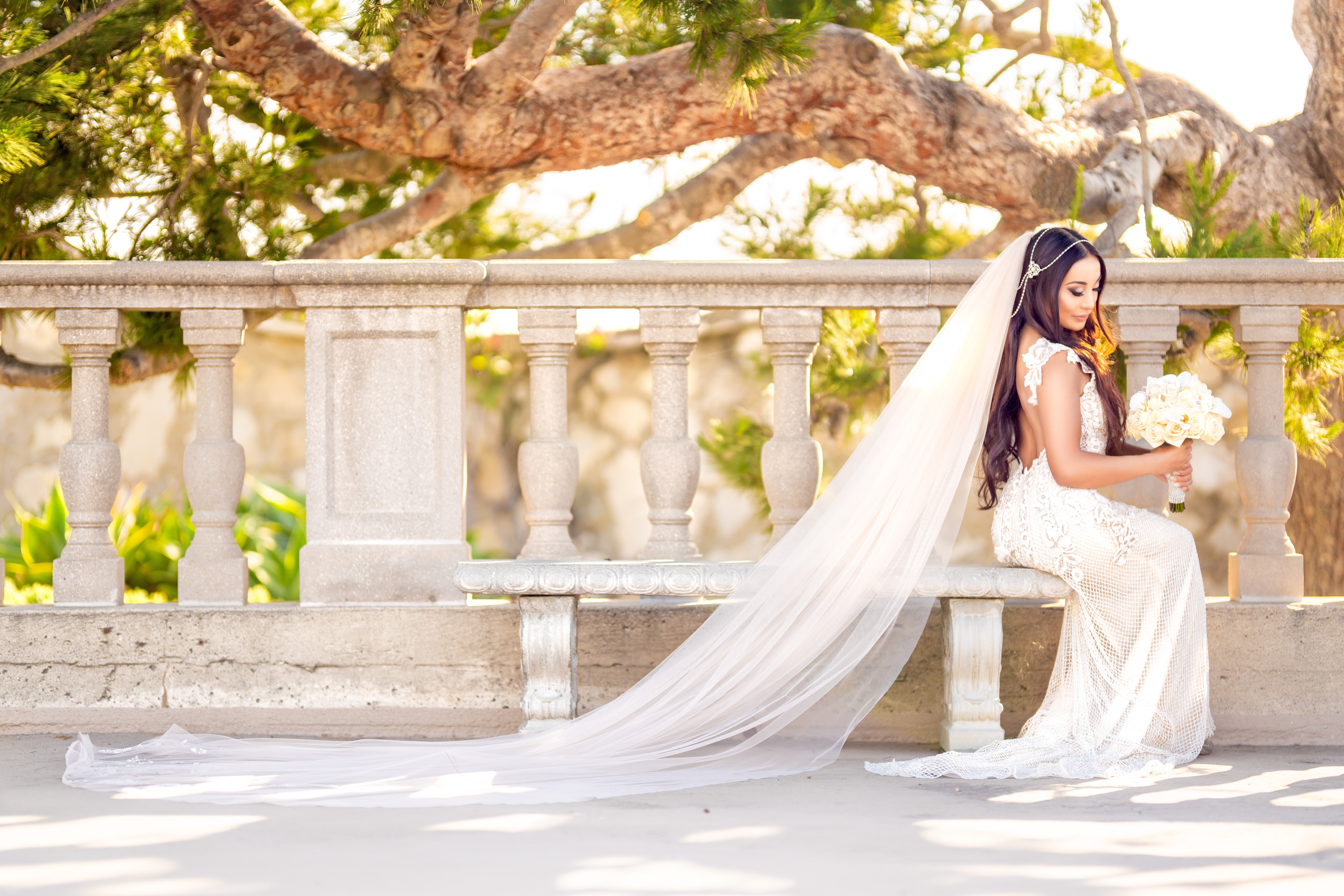 A shot list being prepared by a wedding photographer for an outdoor wedding