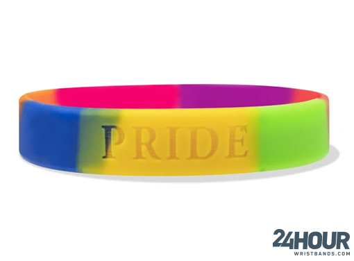 Bulk They Them Silicone Bracelets Wristbands - We Are Pride