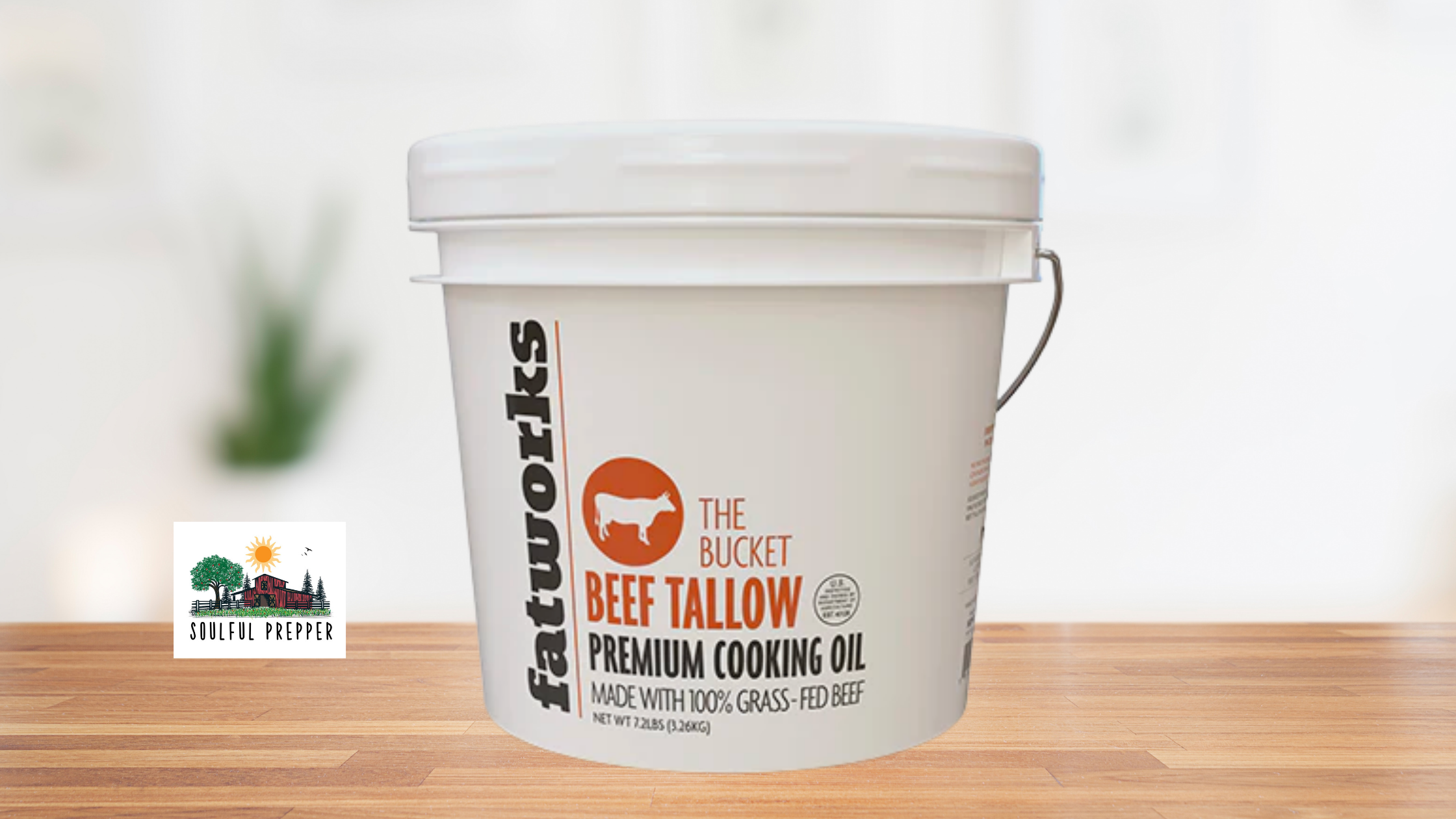 Fat Works Bucket of Beef Tallow