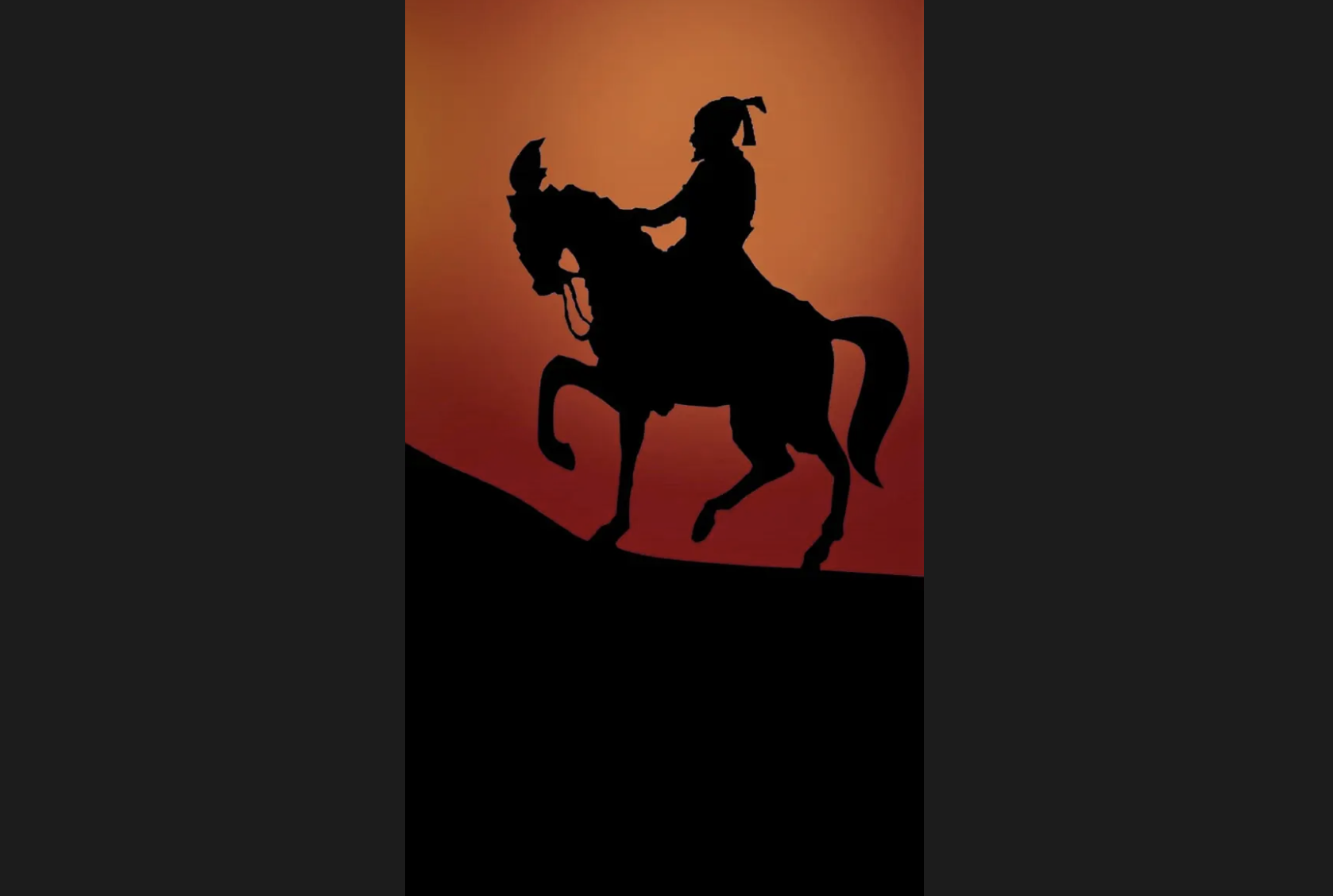 Shivaji Maharaj silhouette