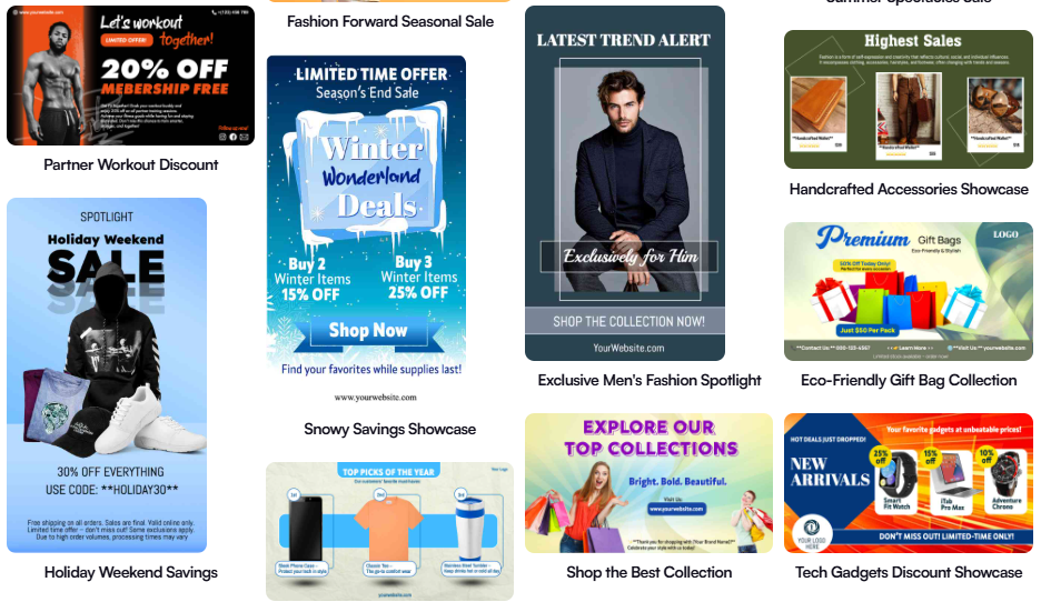 design or customize your interactive kiosk template