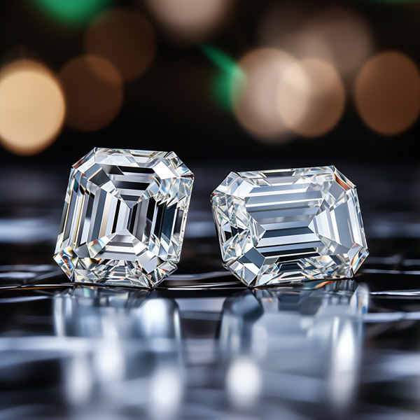 Diamantes cultivados en laboratorio comparados con diamantes naturales