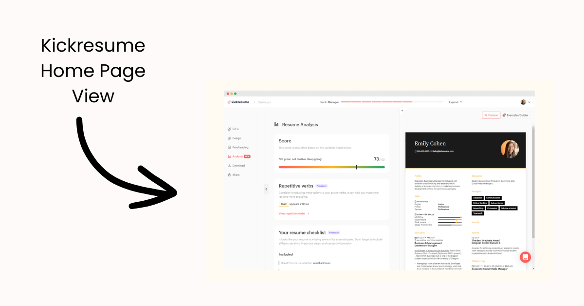 Best AI Resume Builders - Kickresume