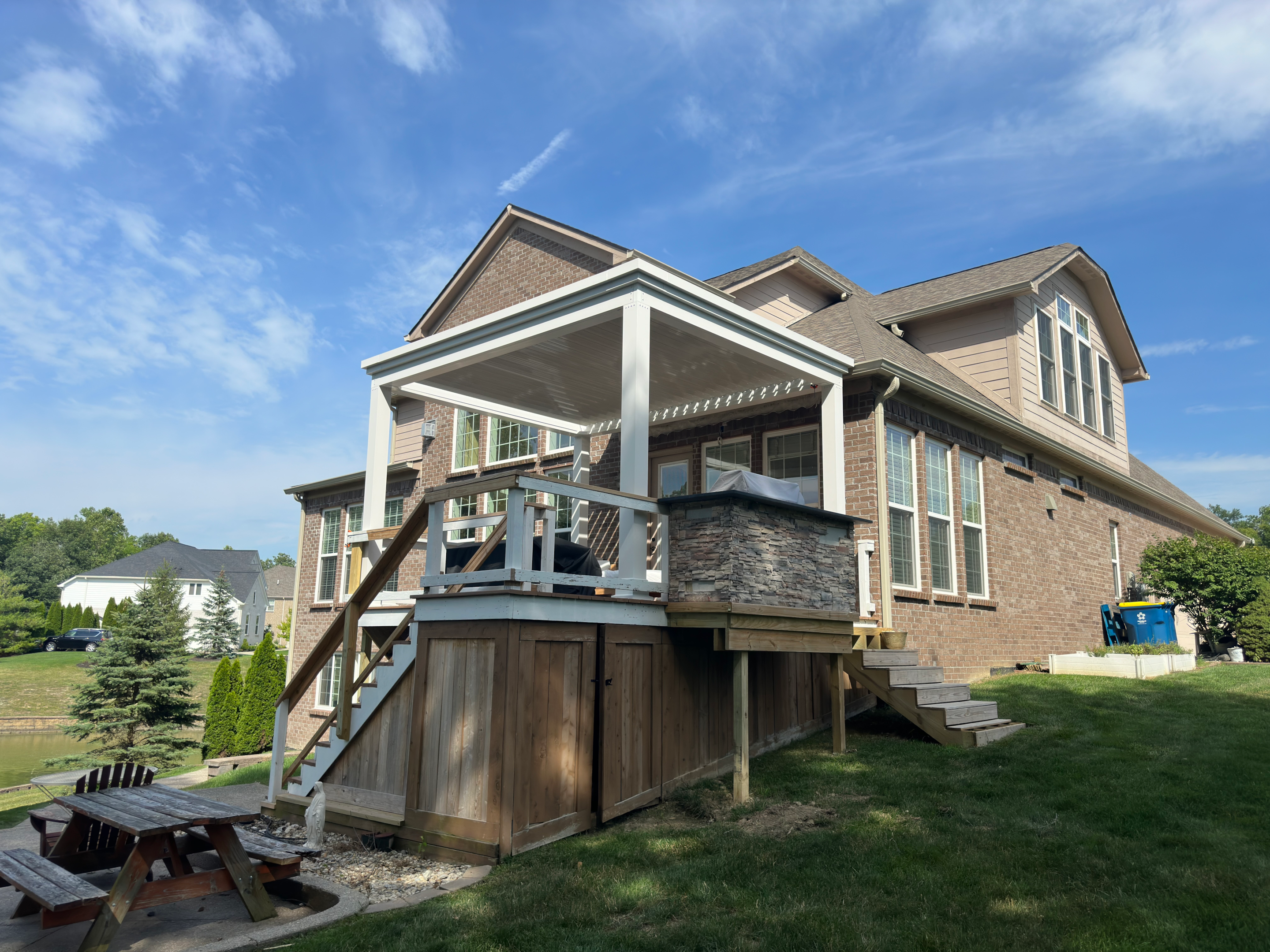 Free Standing Pergola Creating A Practical Shaded Space