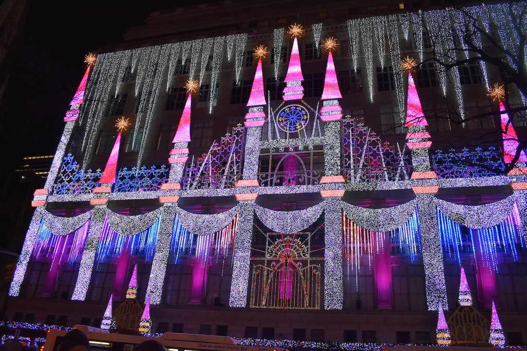 Essential NY Thanksgiving Things To Do Guide 4 Saks 5th avenue light show, New York City, USA