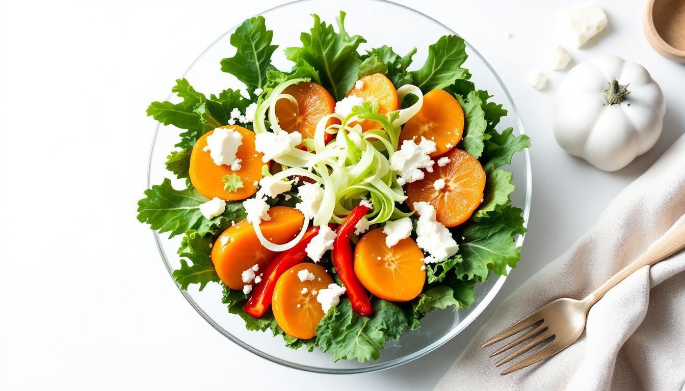 Tips for making the perfect simple salad displayed visually.