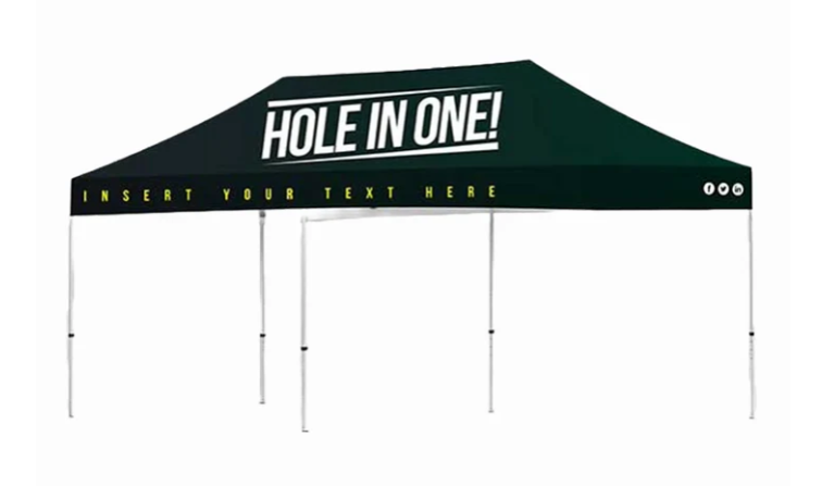 branded gazebo - online orders - corporate events