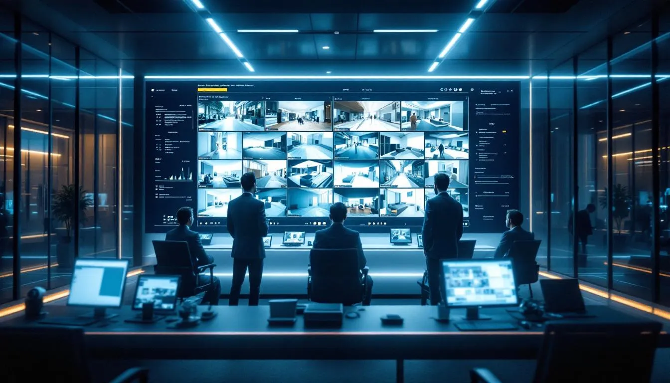 A professional security monitoring service in action.