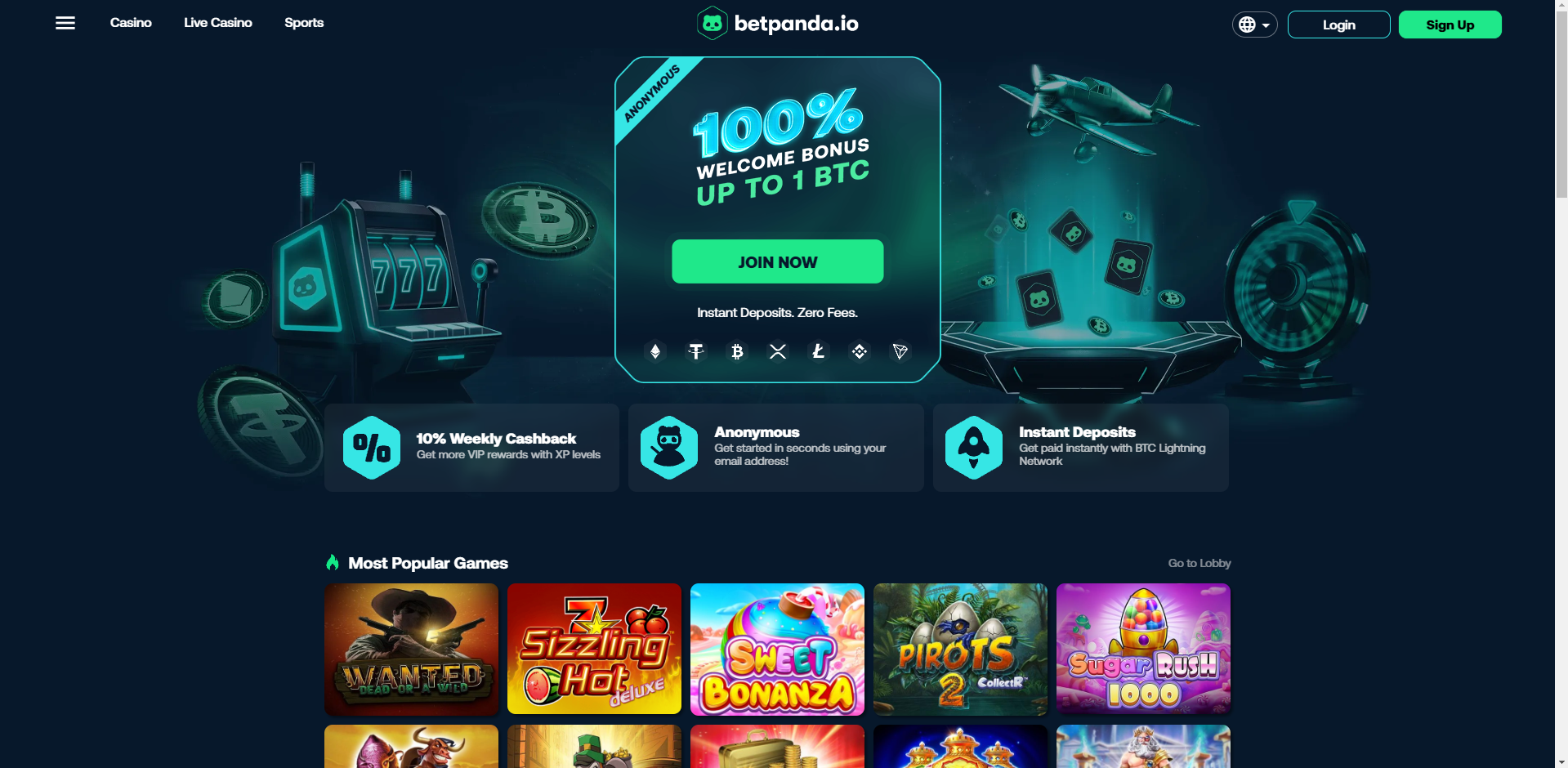 Bet Panda - Website Screenshot