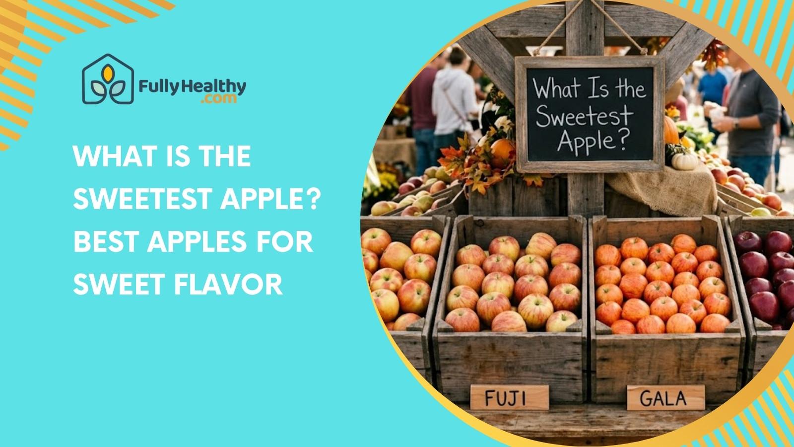 What Is the Sweetest Apple? Best Apples for Sweet Flavor