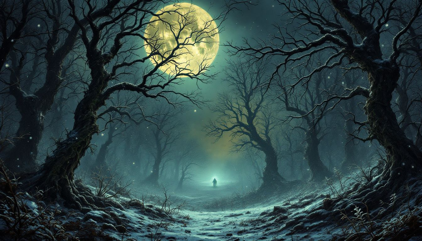 Gothic literature's connection to winter's gloom.