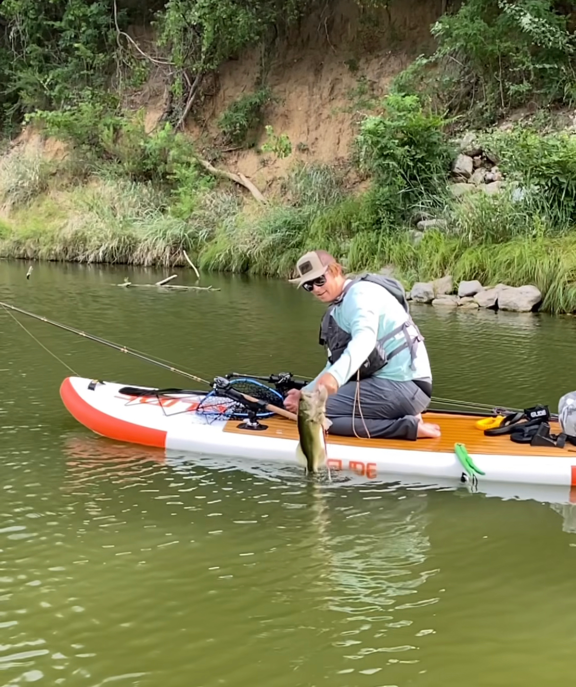 fishing paddle board