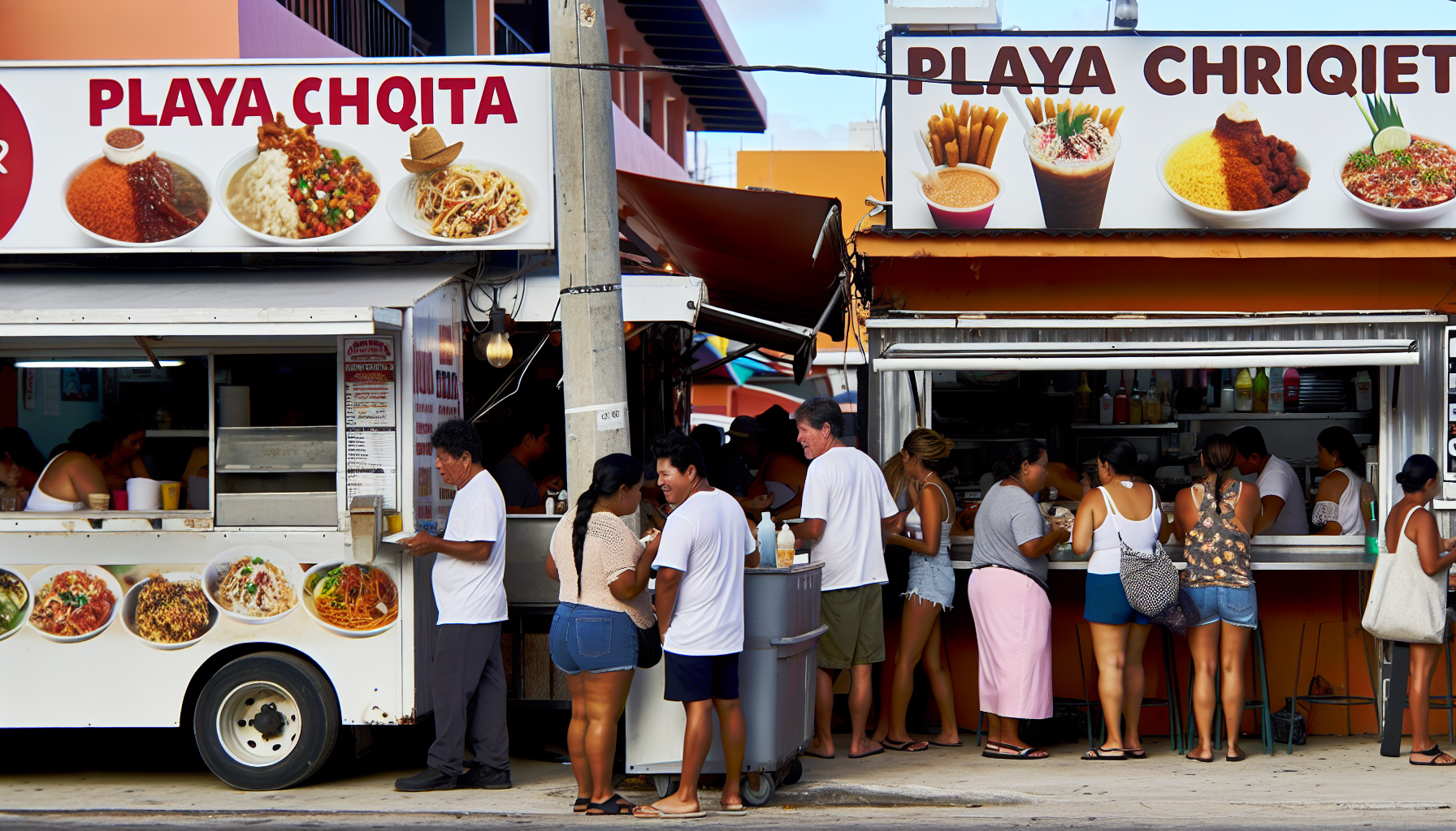 Delicious local and international cuisine in Playa Chiquita