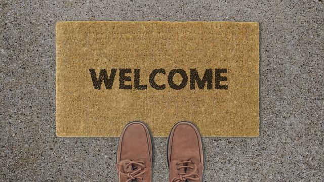 doormat, welcome, shoes