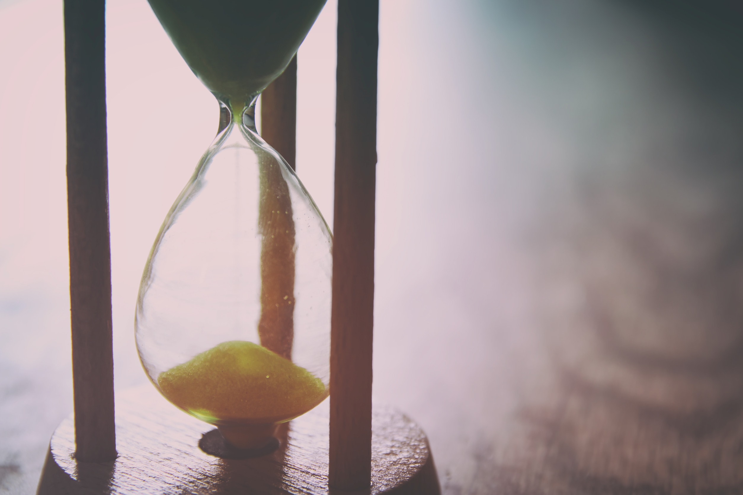 An hour glass illustrating when a limitation period expires