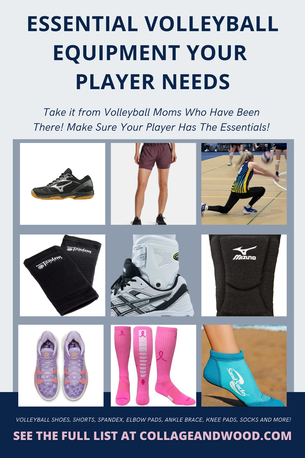 We're going of all of the essential volleyball equipment your player needs for a successful volleyball season.