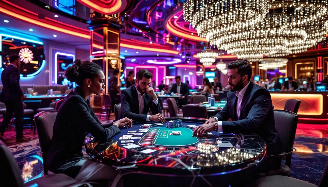 Een afbeelding die verantwoord gokken bij casino's zonder Cruks promoot.