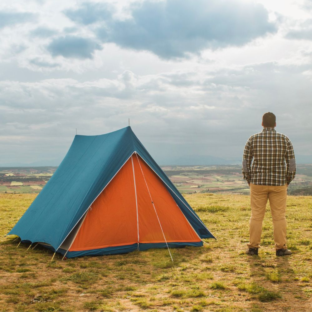 What material is best for the rainfly of a two-person tent?