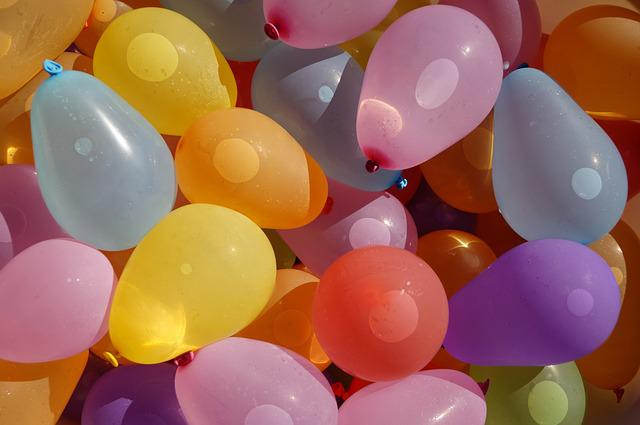 TheRainGauge.com balloon, water bomb, color