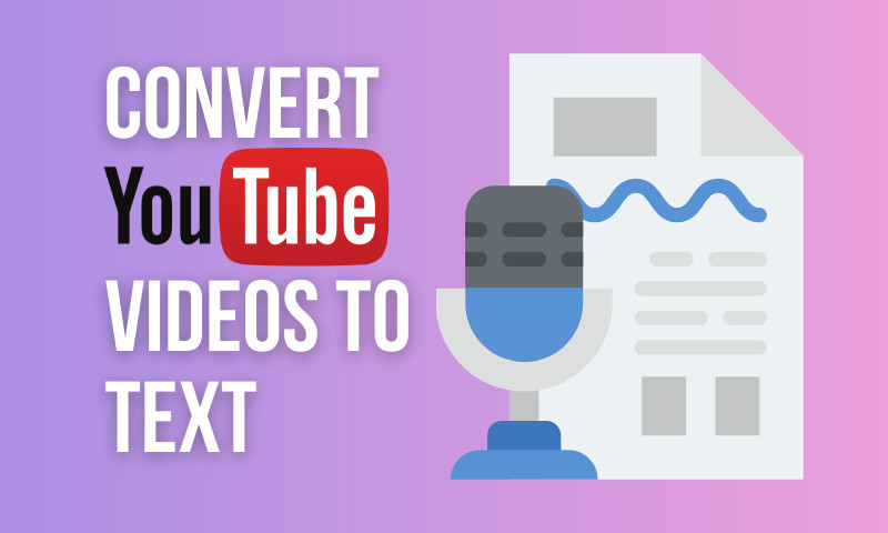 Convert Youtube Video To Text