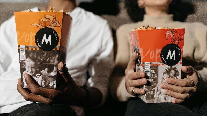 Customized popcorn boxes