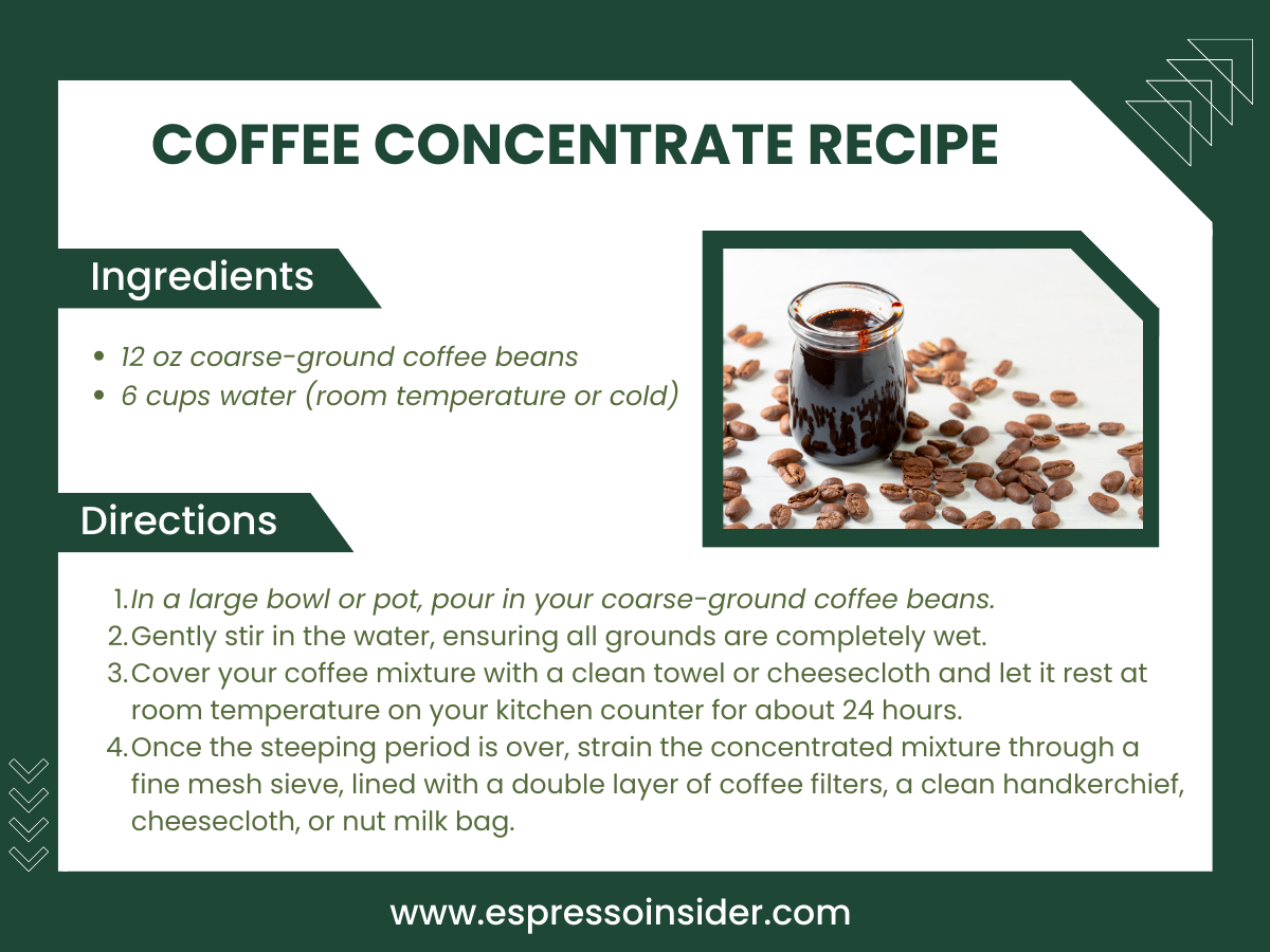 Coffee Concentrate Recipe Easy StepbyStep Guide Sip Back And Relax