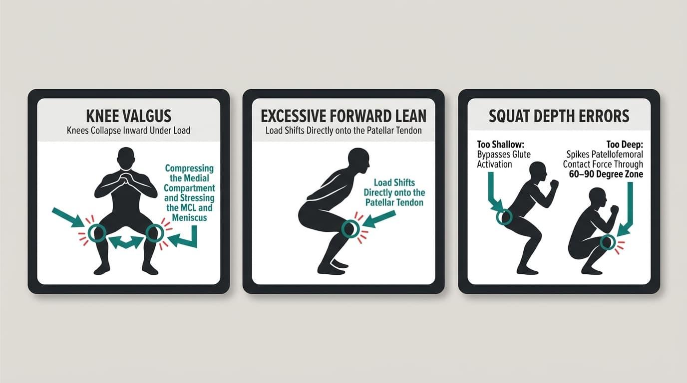 Squat Form Errors That Put Your Knees at Risk
