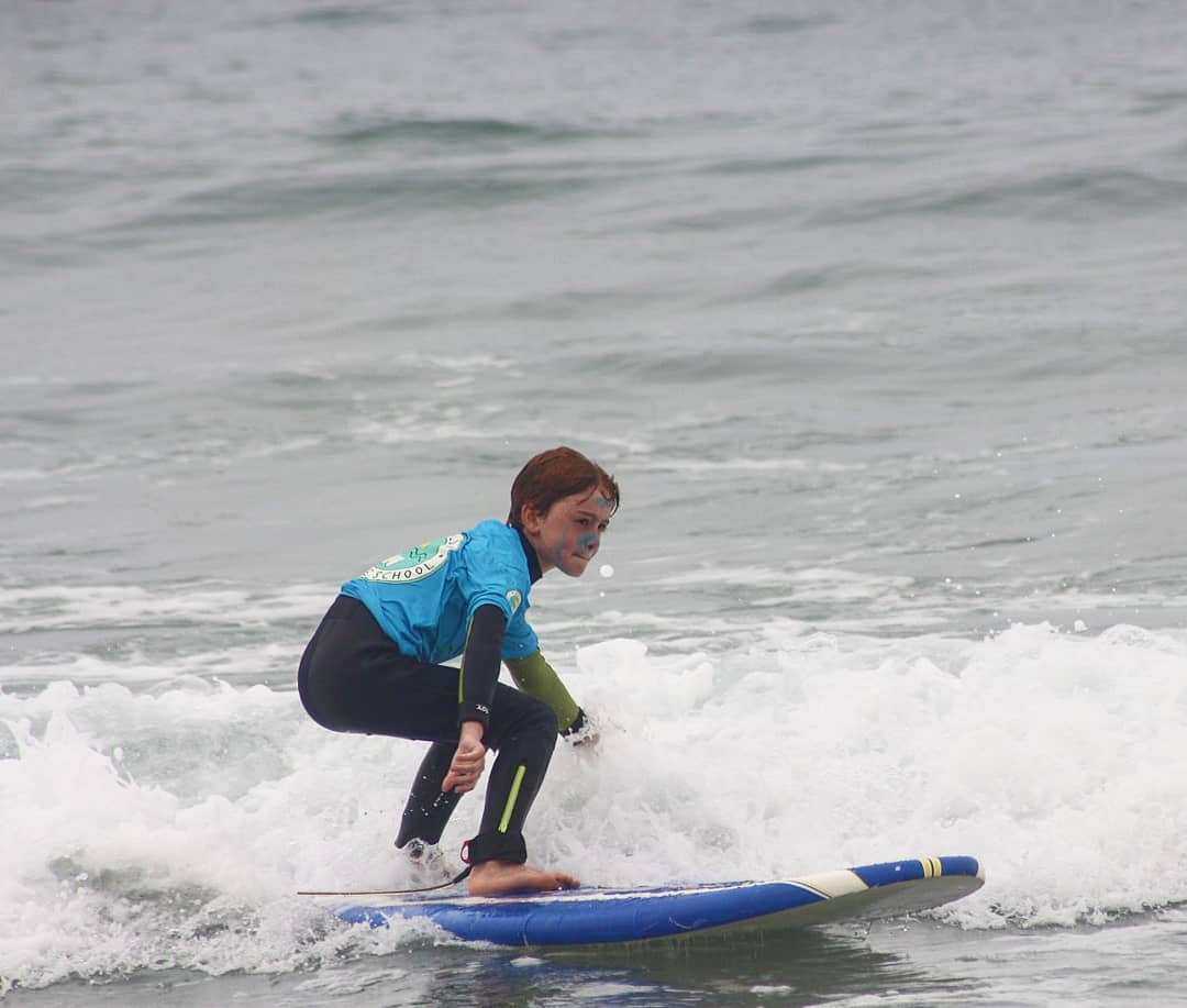 Surfing in Espinho , kids lesson