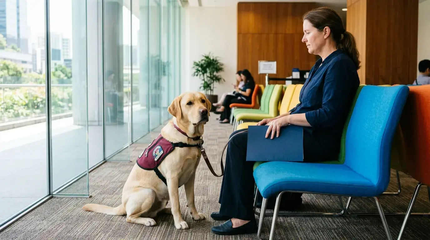 Why Your Visa Appointment and Your Service Animal Follow Two Different Rulebooks