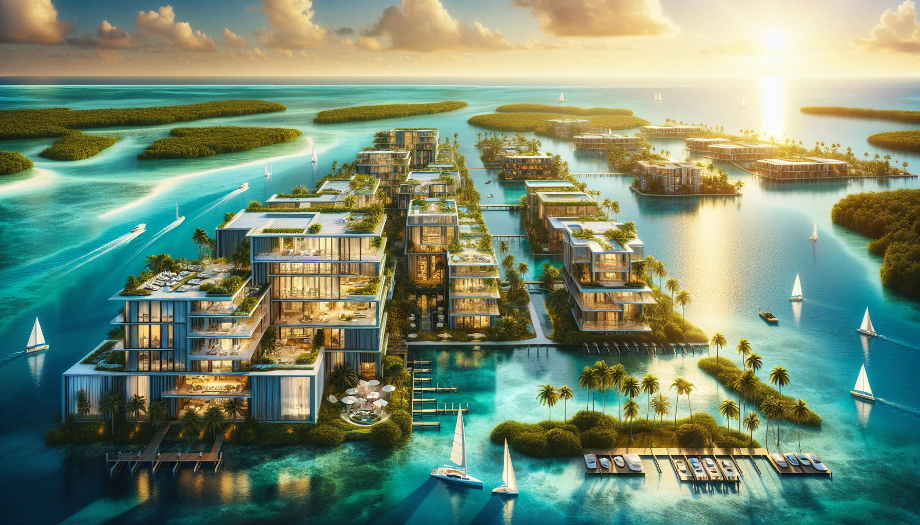 Different types of properties available in Bacalar, including condos and villas.