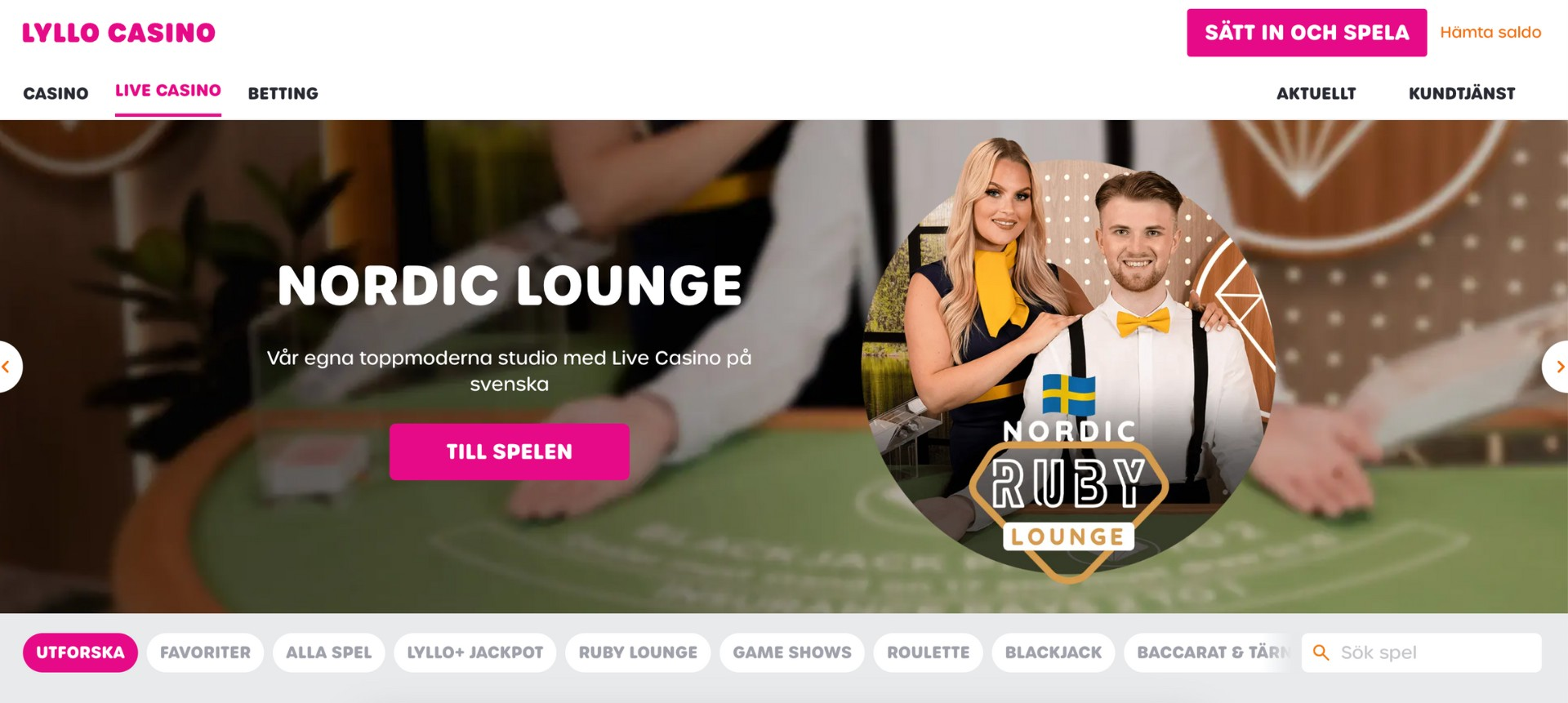 Lyllo Casino Live Casino
