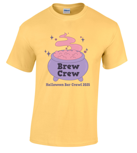 Simple Cute Halloween Witch Cauldron Brew Crew