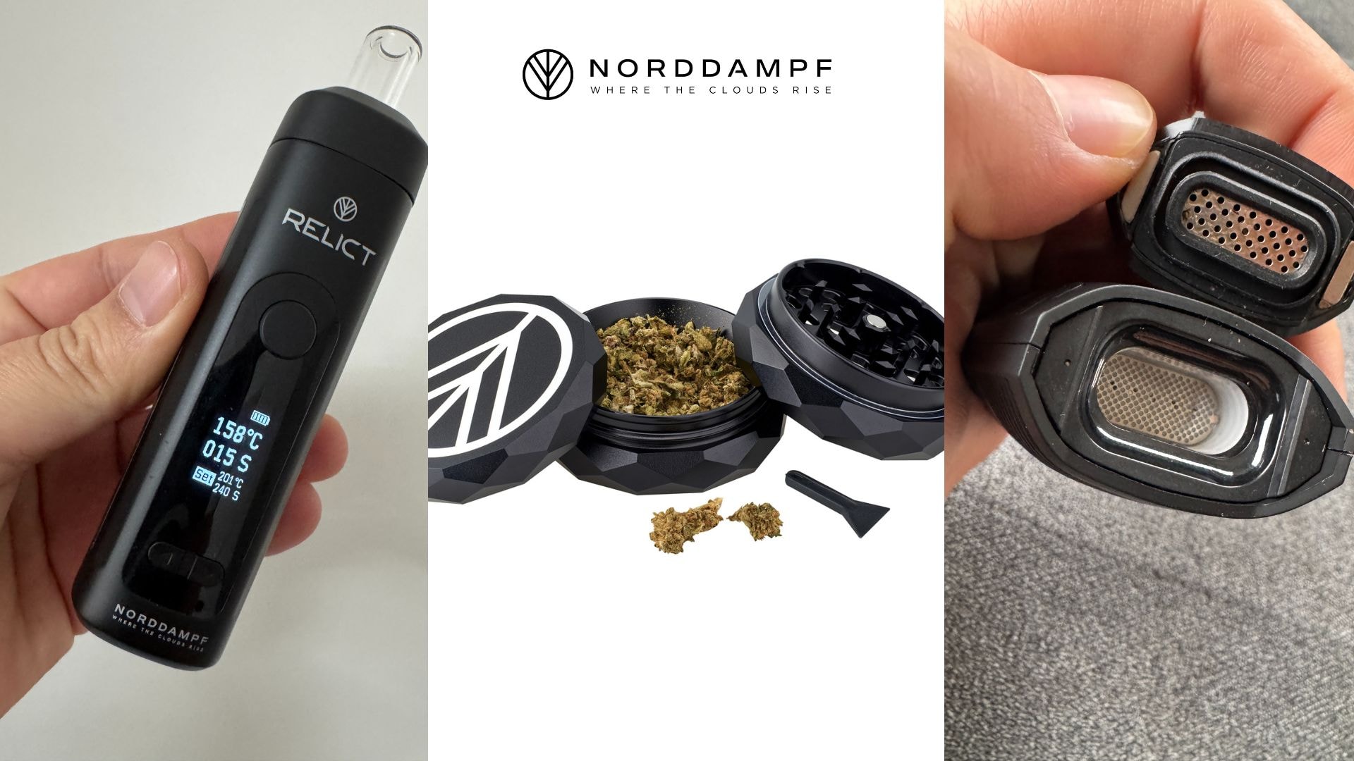 Für beste Ergebnisse brauchst du einen guten Grinder – Norddampf hat ihn
