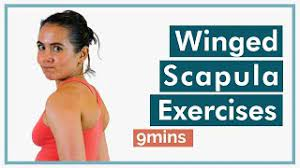 Winged Scapula Exercises ✴️ How to take care of your Shoulder Blades! -  YouTube