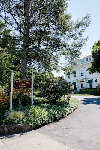 Stanton House Inn from Maple Avenue on a warm summer day